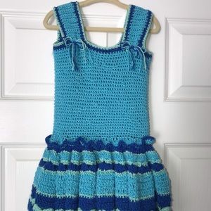 Blue Toddler Dress 2T